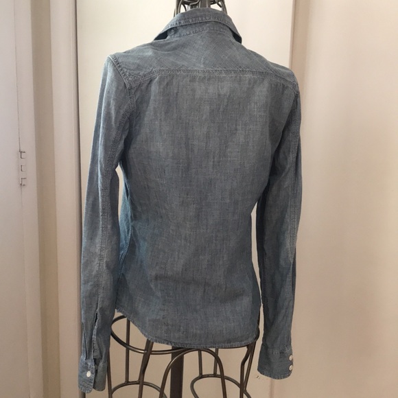 American Eagle Outfitters blue button down shirt - Picture 2 of 3